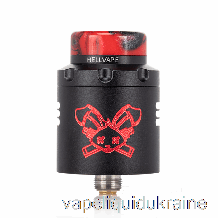 Vape Liquid Ukraine Hellvape DEAD RABBIT V3 24mm RDA Black Red